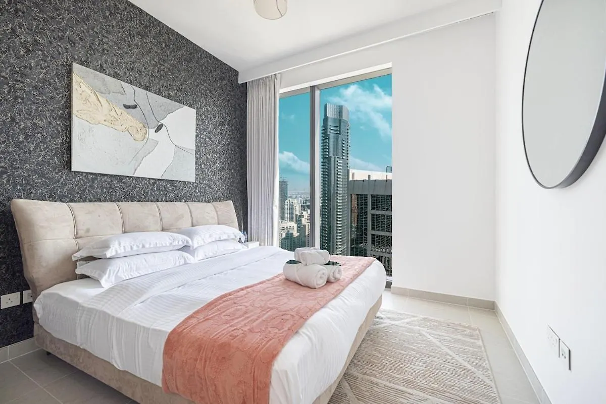 Downtown Dubai 4Br High-Floor Luxury That Sleeps 9 公寓