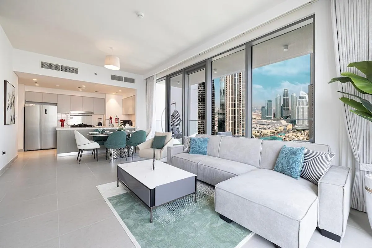 Downtown Dubai 4Br High-Floor Luxury That Sleeps 9